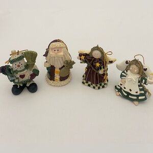 Holiday Ornaments Set Of Four Innovage 2004